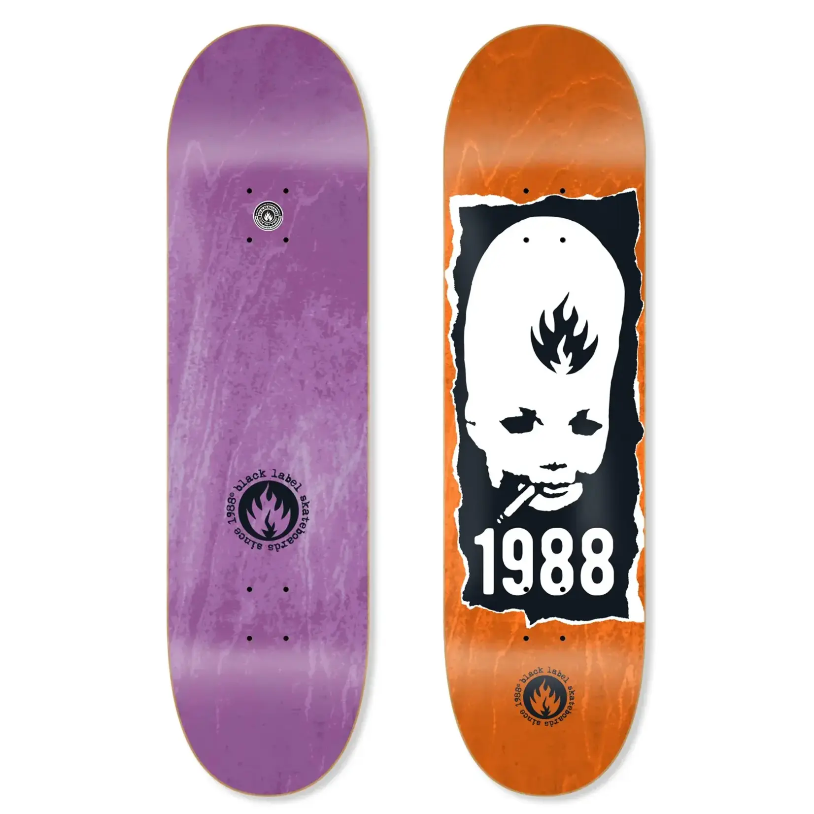 Black Label Black Label - Thumbhead Torn Deck - 8.5" x 32.38" x 14.25" - Assorted Veneers