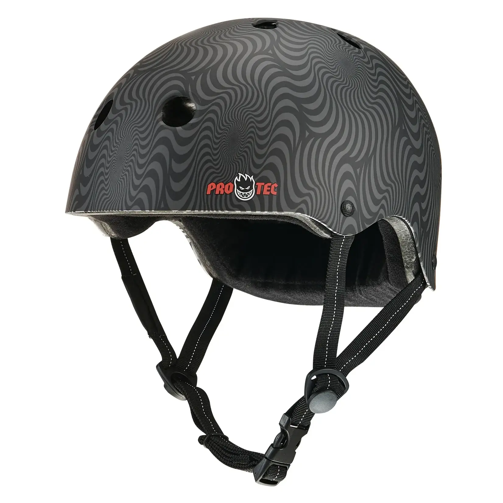 Pro-Tec Pro-Tec - Low Pro Certified Helmet - Spitfire - Black Swirl -