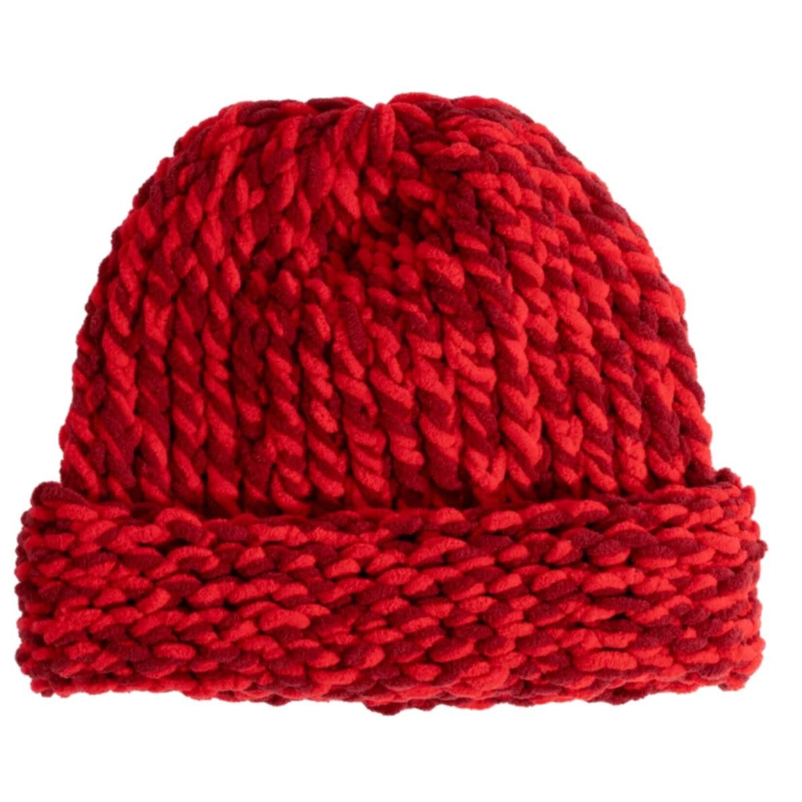 Coal Headwear Coal - Lampshade Cuffed Beanie - Red Marl
