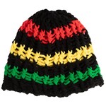Coal Headwear Coal - Lampshade Mid Size Beanie - Black / Rasta