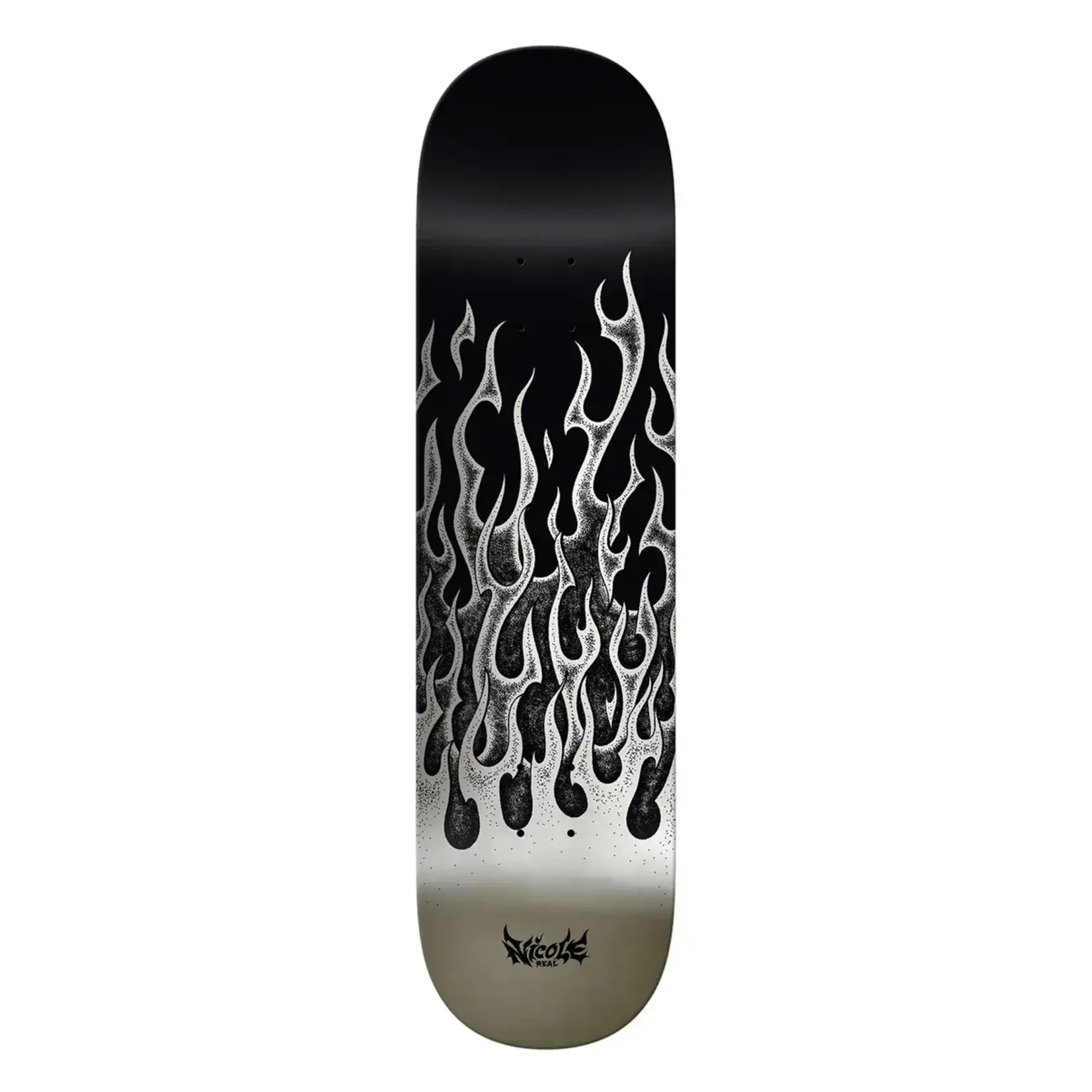 Real Skateboards Real - Nicole Flames Redux Twin Nose Deck - 8.5" x 32.1" x 14.25"