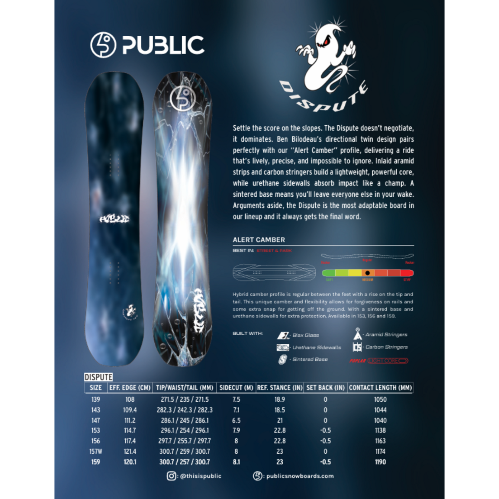 Public Public - 2027 Dispute Snowboard -