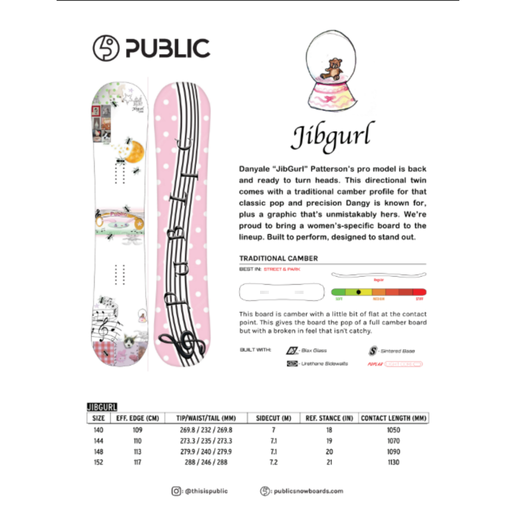 Public Public - 2027 Jibgurl Snowboard -