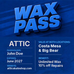 ATTIC Wax Pass- 26/27 Season