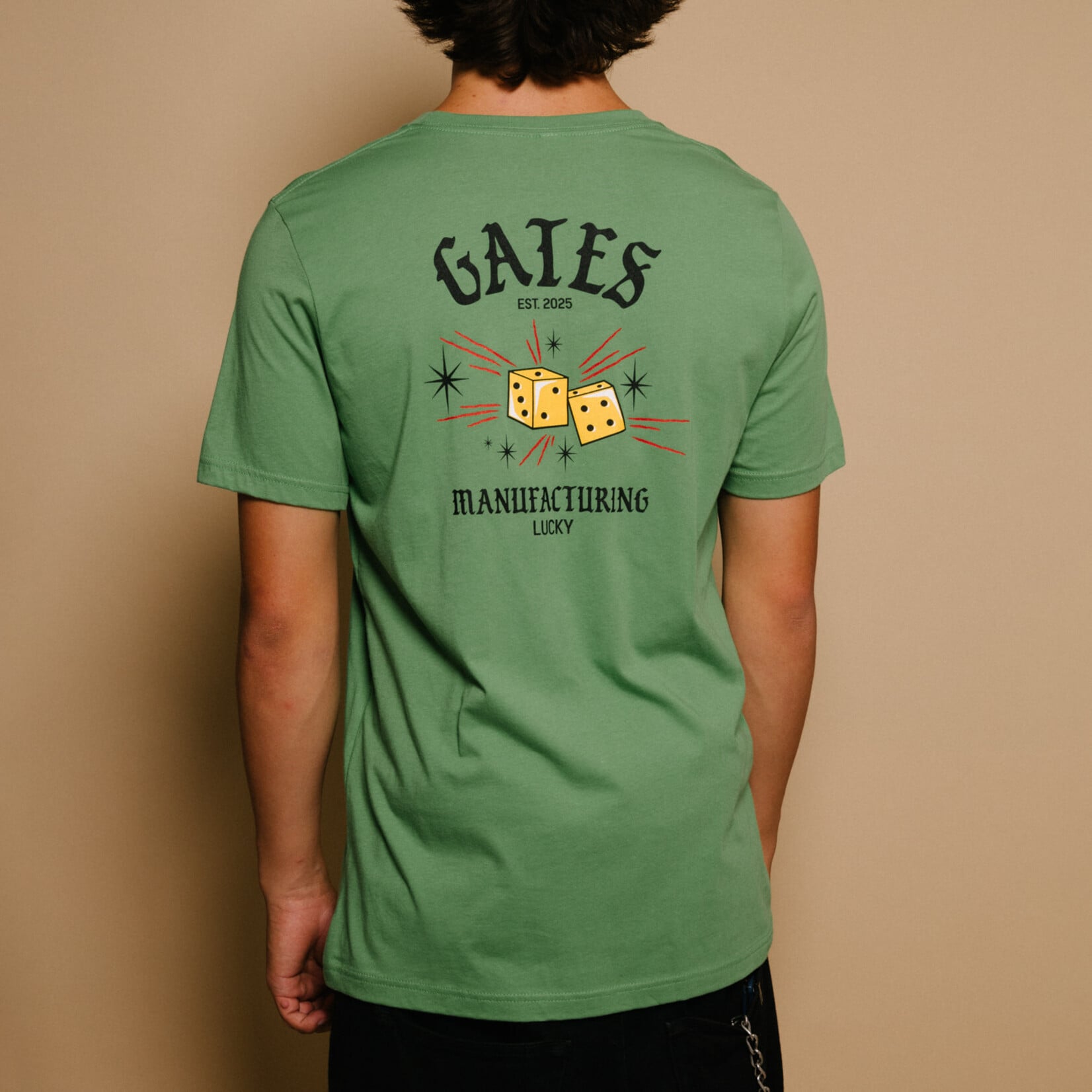 Gates Mfg Gates Mfg Lucky T-Shirt- Leaf Green