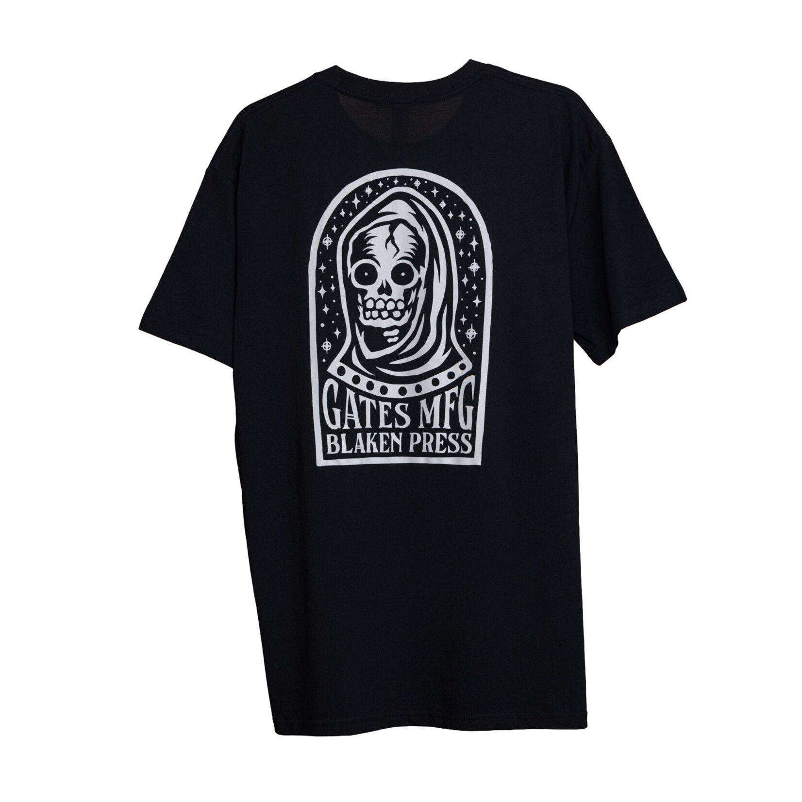 Gates Mfg Gates X Blaken Press Collab T-Shirt- Black