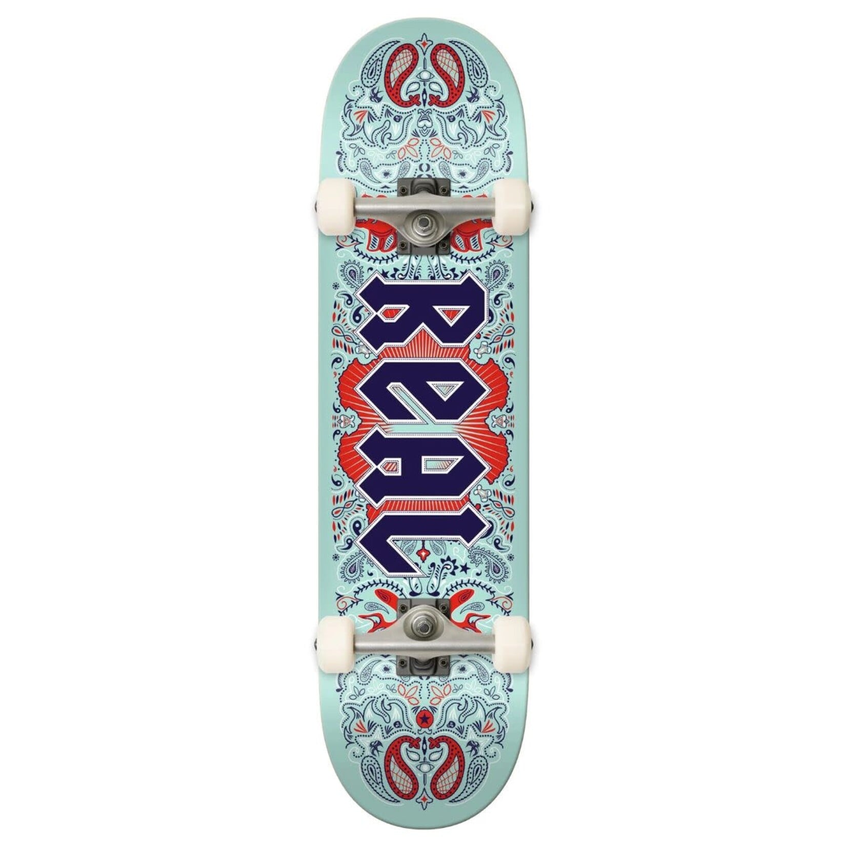 Real Skateboards Real - Bandana Teal Complete - 7.75" x 29.5" x 13"