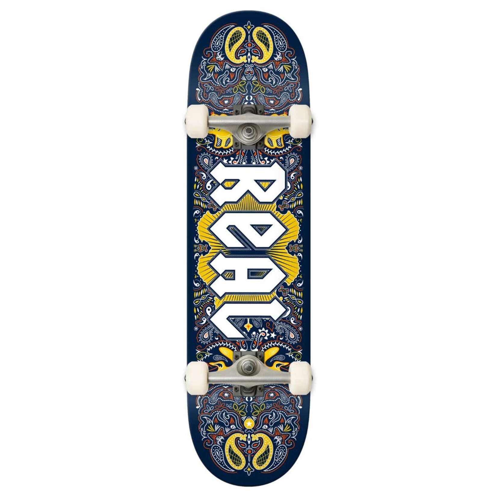 Real Skateboards Real - Bandana Navy Complete - 8.25" x 32" x 14.375"