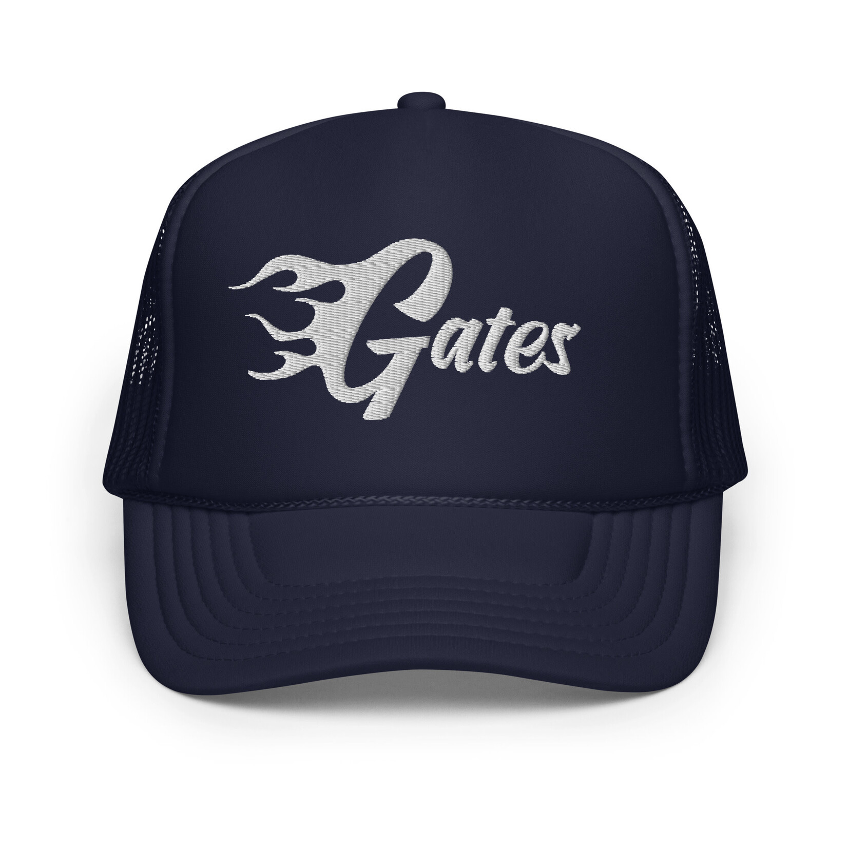 Gates Mfg Gates Racer Foam Trucker Hat- Navy