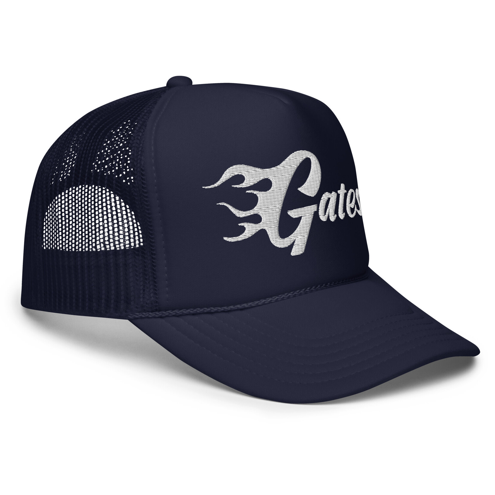Gates Mfg Gates Racer Foam Trucker Hat- Navy