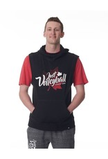 Just Volleyball JV Maple Leaf Hooded Muscle Fleece