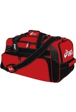 ASICS Wet/Shoe pocket with mesh panel<br />
Front outside pocket<br />
Storable roll-out mat , ideal for seating in between events