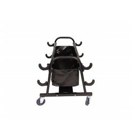 Senoh Volleyball Pole Storage Cart (Holds 4 Poles)