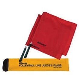 Mikasa Volleyball Line Judges Premium Flags - Set of 2