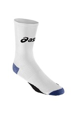 ASICS This sock's integrated mesh fabric adds cushioning in the heel & forefoot, & provides muscle support to the lower leg, thus optimizing performance.