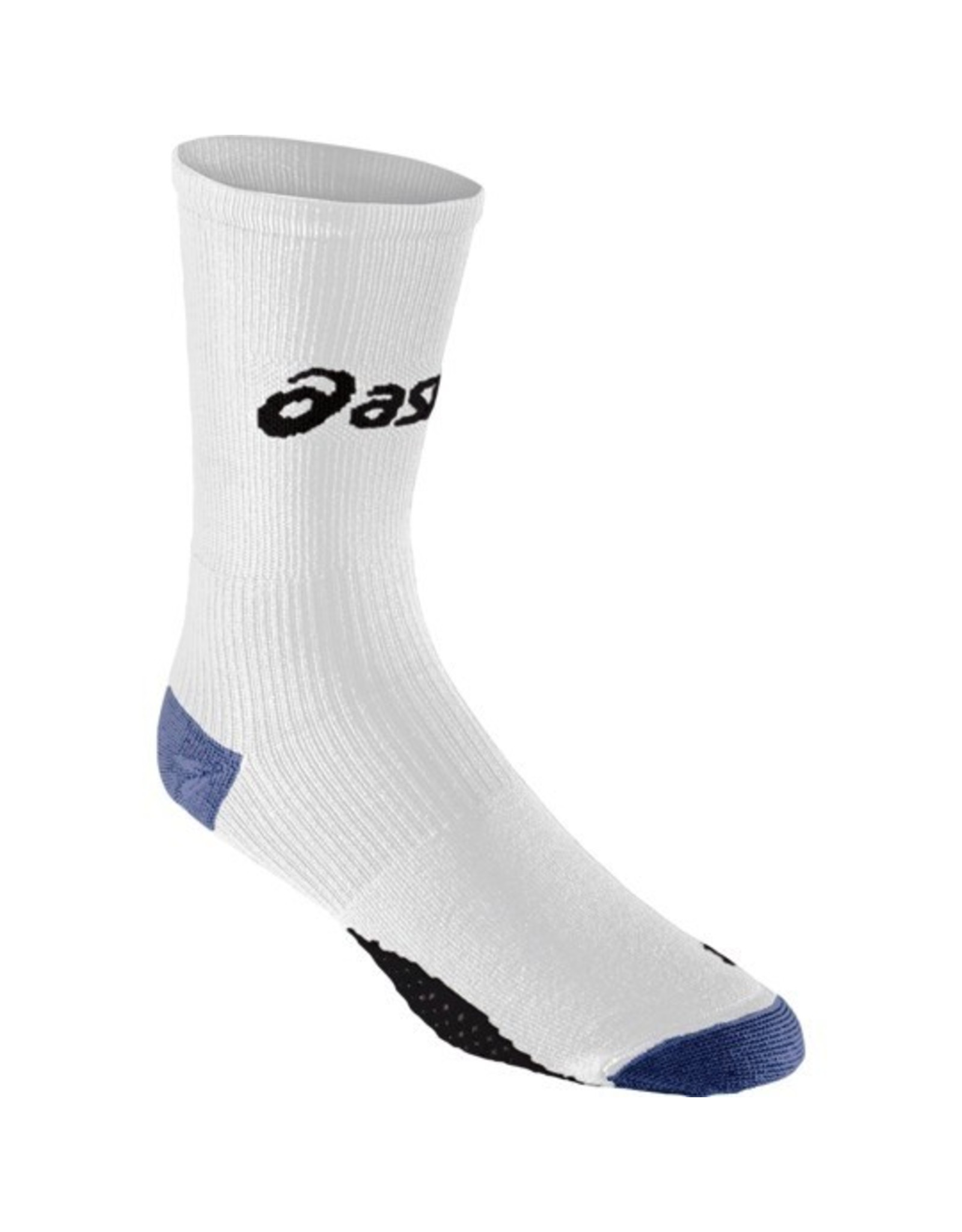 ASICS This sock's integrated mesh fabric adds cushioning in the heel & forefoot, & provides muscle support to the lower leg, thus optimizing performance.