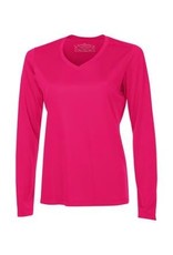 Authentic T-Shirt Company Pro Team Long Sleeve Tee, V-Neck - Ladies Sizes