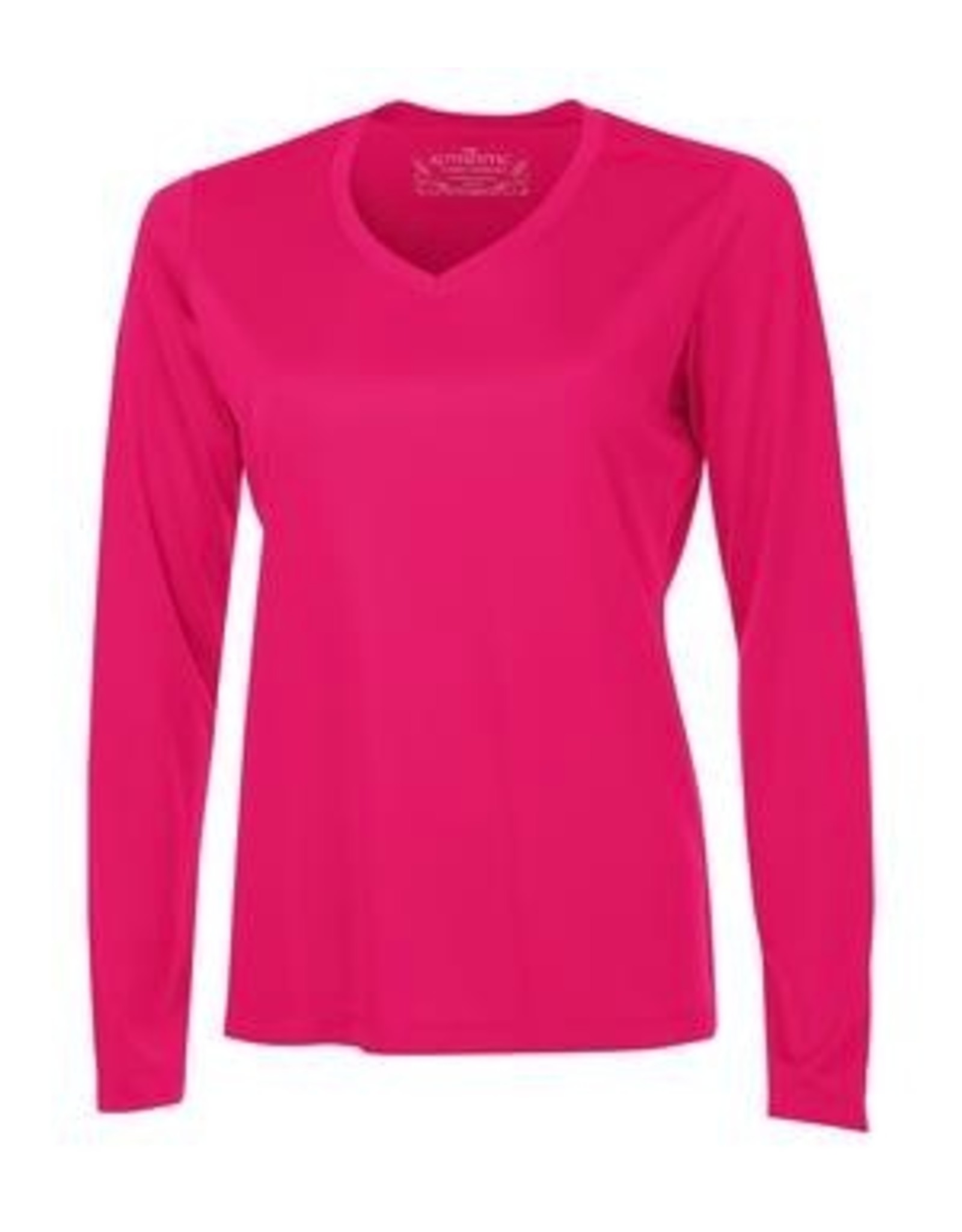 Authentic T-Shirt Company Pro Team Long Sleeve Tee, V-Neck - Ladies Sizes