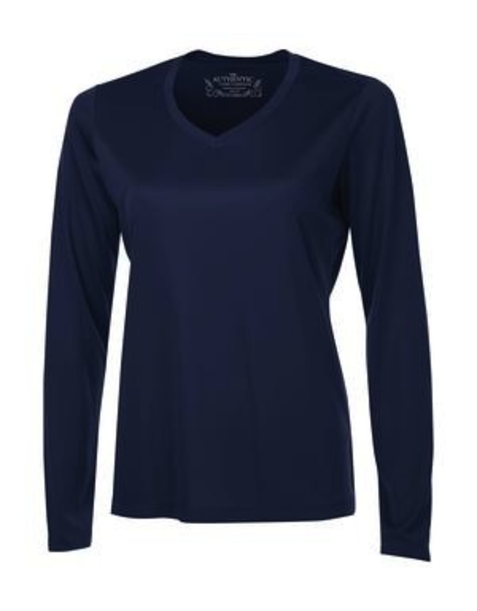 Authentic T-Shirt Company Pro Team Long Sleeve Tee, V-Neck - Ladies Sizes