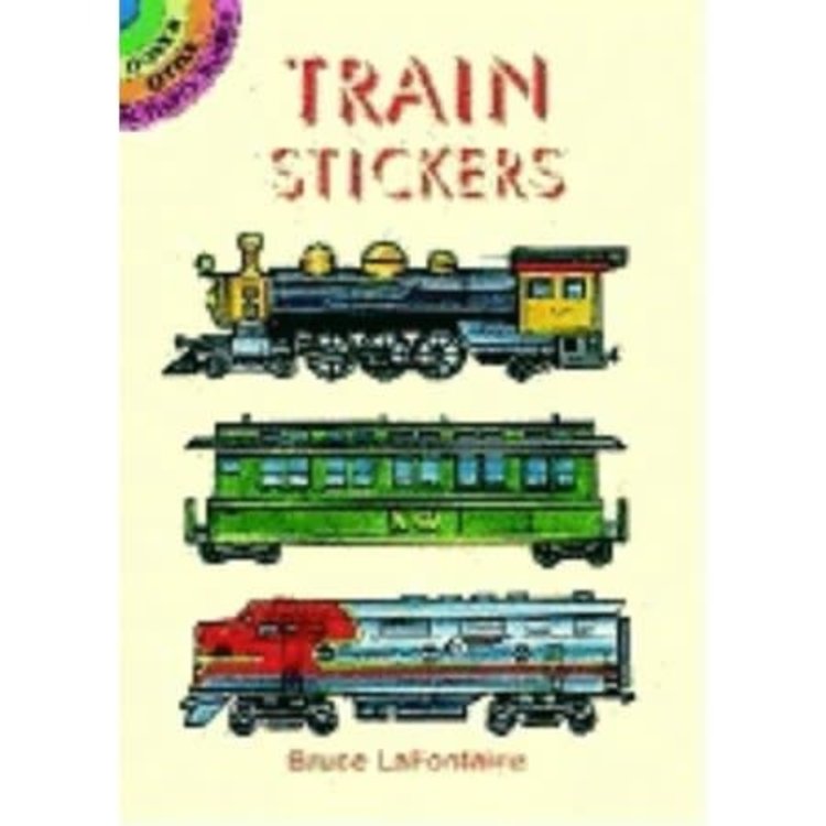 DOVER PUBLICATIONS TRAIN STICKERS