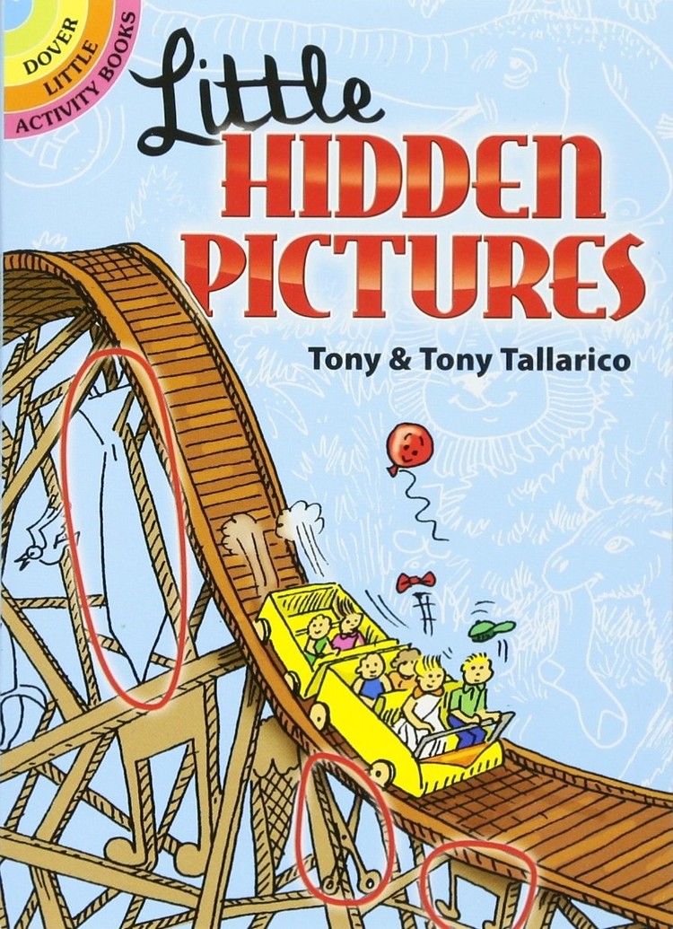 DOVER PUBLICATIONS LITTLE HIDDEN PICTURES