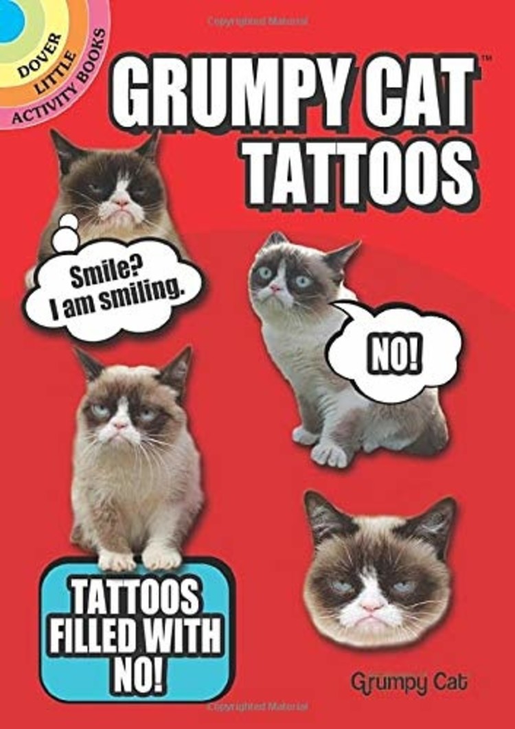 DOVER PUBLICATIONS GRUMPY CAT TATTOOS