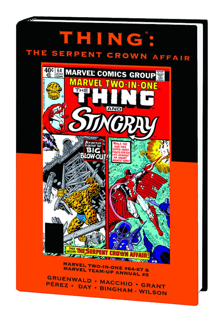 MARVEL COMICS THING SERPENT CROWN AFFAIR PREM HC DM VAR ED 92