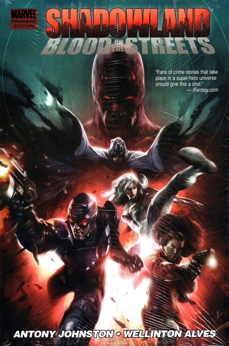 MARVEL COMICS SHADOWLAND PREM HC BLOOD ON STREETS