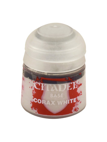 GAMES WORKSHOP CITADEL PAINT BASE CORAX WHITE 12ML