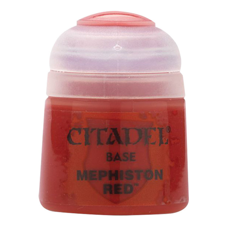 GAMES WORKSHOP CITADEL PAINT BASE MEPHISTON RED 12ML