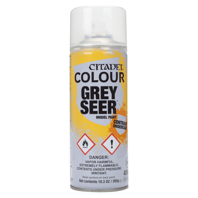 GAMES WORKSHOP CITADEL COLOUR GREY SEER SPRAY 400ML