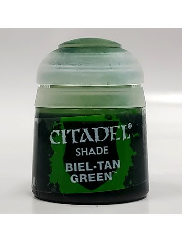 GAMES WORKSHOP CITADEL PAINT SHADE BIEL-TAN GREEN (12ML)