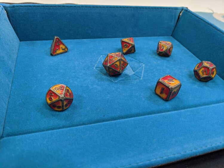 DIE HARD DICE DIE HARD DICE 7 CT RPG SPELLBINDER BRIMSTONE