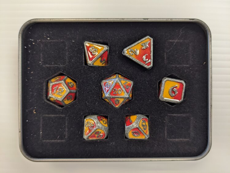 DIE HARD DICE DIE HARD DICE 7 CT RPG SPELLBINDER BRIMSTONE