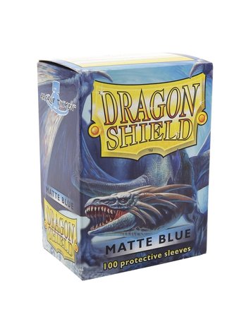 DRAGON SHIELD DRAGON SHIELD 100 CT SLEEVES MATTE BLUE