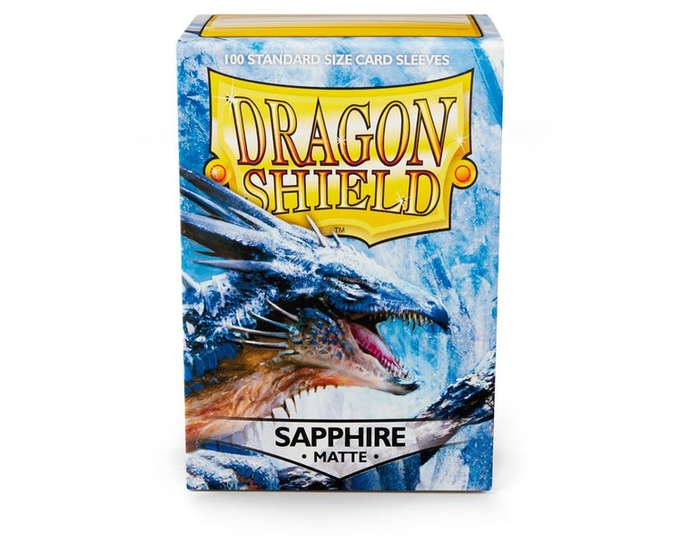 DRAGON SHIELD 100 CT SLEEVES MATTE SAPPHIRE