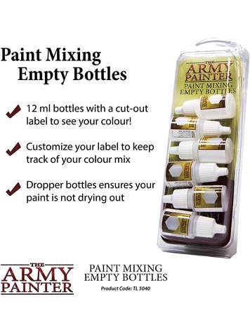 THE ARMY PAINTER ARMY PAINTER PAINT MIXING EMPTY BOTTLES