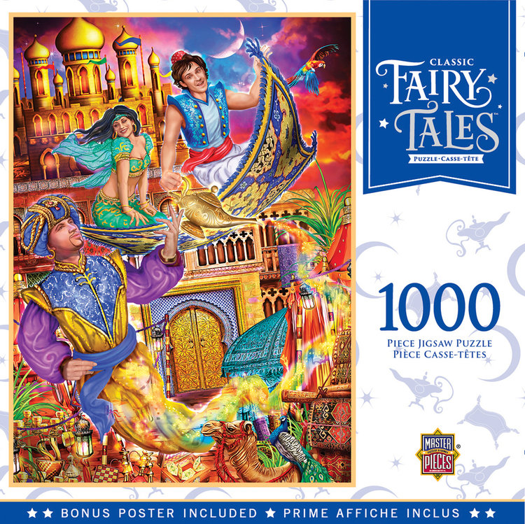 MASTERPIECES PUZZLE COMPANY CLASSIC FAIRY TALES ALADDIN 1000 PIECE PUZZLE