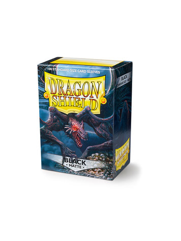 DRAGON SHIELD DRAGON SHIELD 100 CT SLEEVES MATTE BLACK
