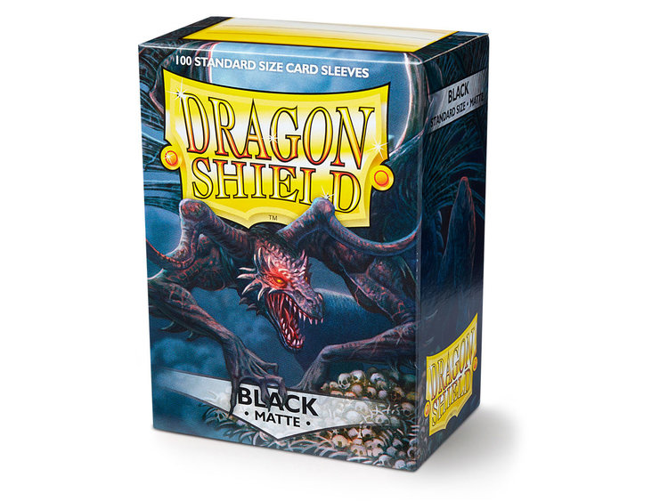 DRAGON SHIELD DRAGON SHIELD 100 CT SLEEVES MATTE BLACK