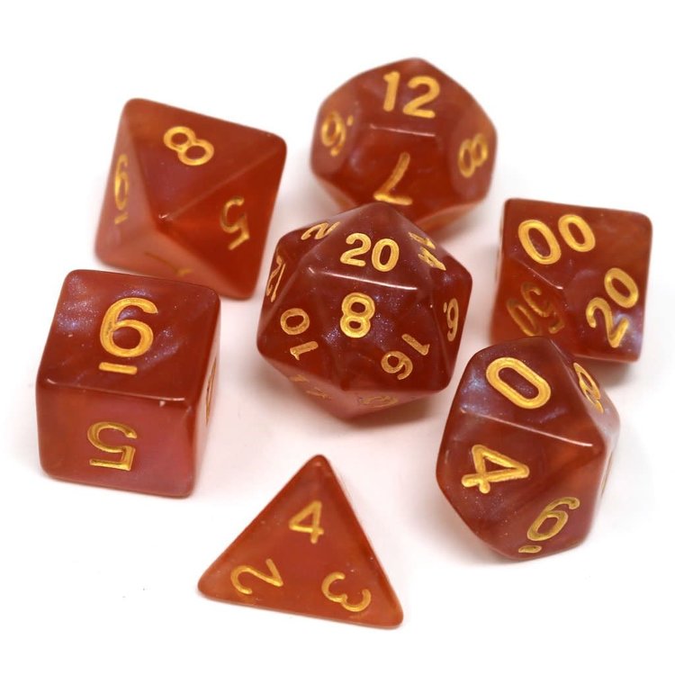 DIE HARD DICE DIE HARD DICE 7 CT RPG DICE SET - AUTUMN EQUINOX