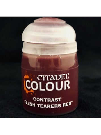GAMES WORKSHOP CITADEL PAINT CONTRAST FLESH TEARERS RED 18ML