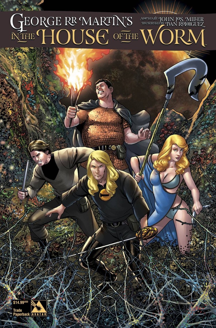 AVATAR PRESS INC GEORGE RR MARTIN IN THE HOUSE OF THE WORM TP