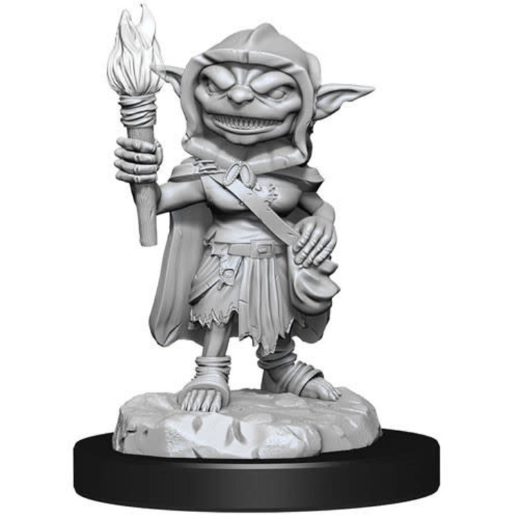 WIZKIDS DEEP CUTS UNPAINTED MINIS FEMALE GOBLIN ROGUE W13
