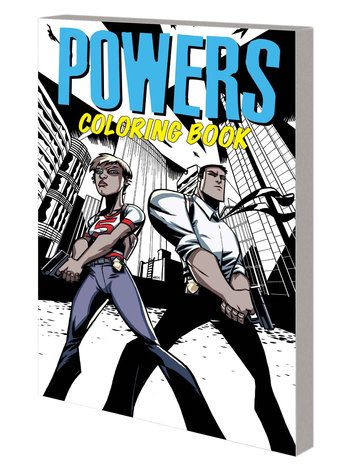 MARVEL COMICS POWERS COLORING BOOK TP