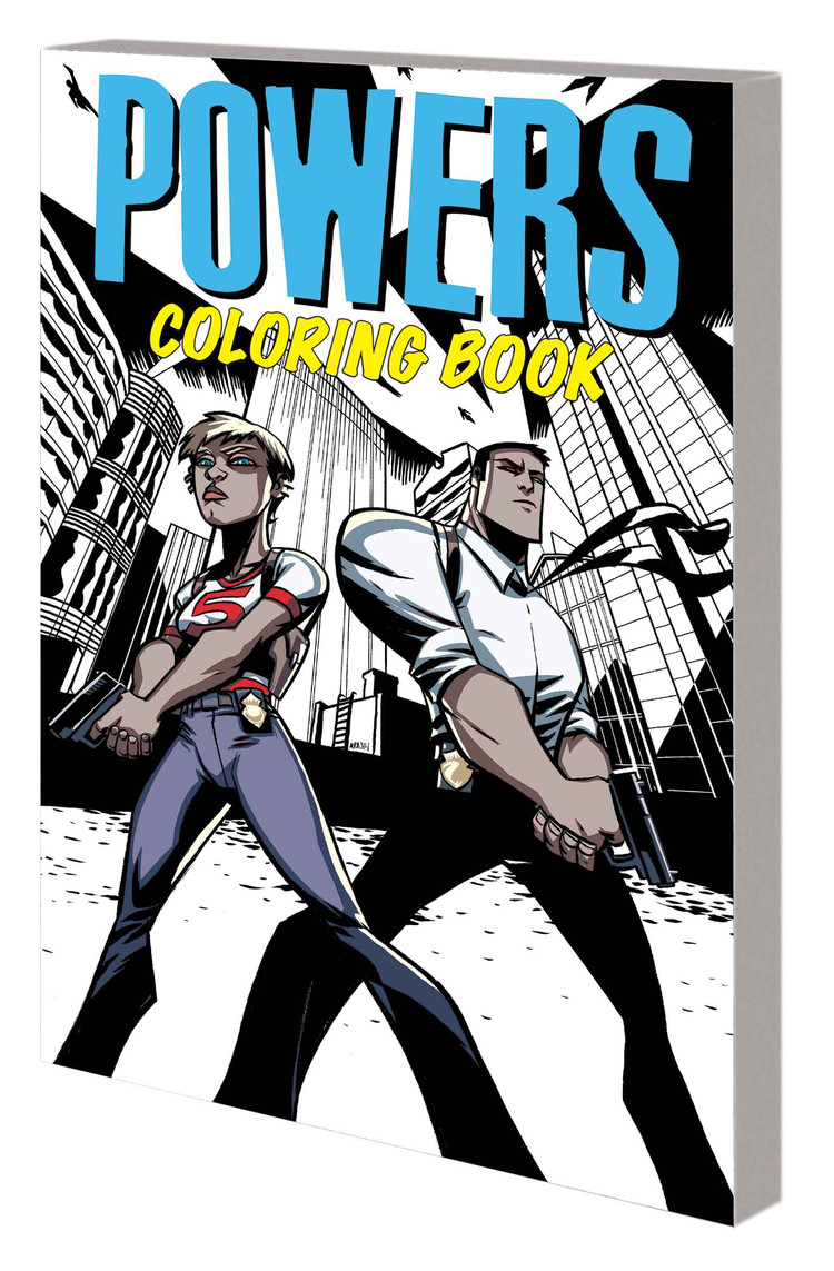 MARVEL COMICS POWERS COLORING BOOK TP