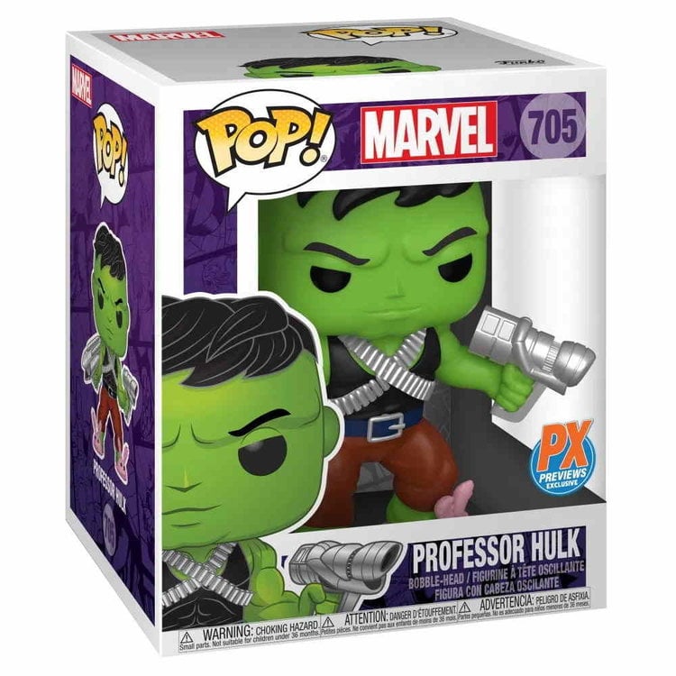 FUNKO POP SUPER MARVEL HEROES PROFESSOR HULK PX 6IN VIN FIG