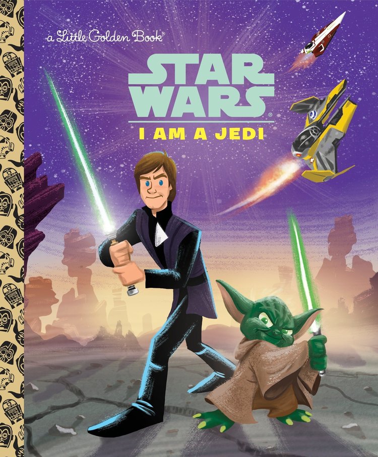 GOLDEN BOOKS STAR WARS I AM A JEDI LITTLE GOLDEN BOOK