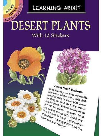 DOVER PUBLICATIONS LEARNING ABOUT DESERT PLANTS STICKER BOOK