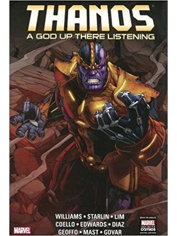 MARVEL COMICS THANOS HC GOD UP THERE LISTENING